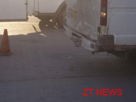 В центрі Житомира маршрутка збила пішохода ФОТО