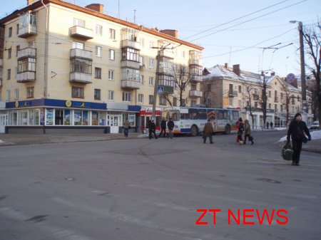 В центрі Житомира маршрутка збила пішохода ФОТО