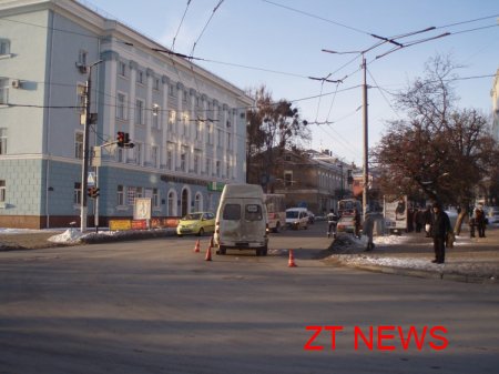 В центрі Житомира маршрутка збила пішохода ФОТО