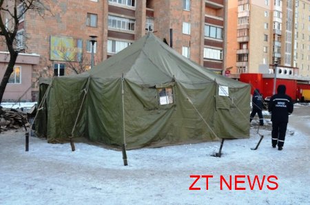 У Житомирі працює три пункти обігріву