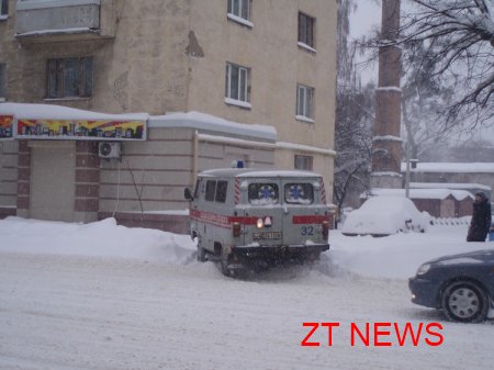 Сильні снігопади в Житомирі