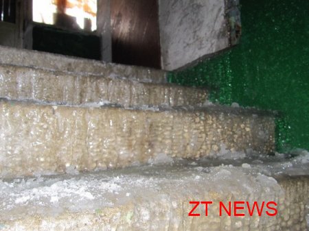 Льодовиковий період в одному з під`їздів Житомира