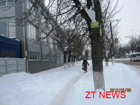 ВАЖЛИВО! Список місць які погано прибираються від снігу