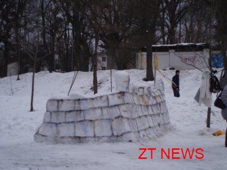 Святкування Масляної в парку ім. Гагаріна