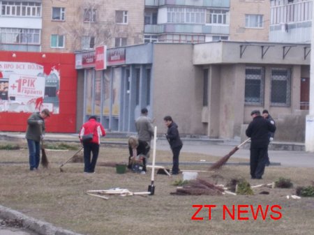 Сьогодні в Житомирі проходить загальноміський суботник