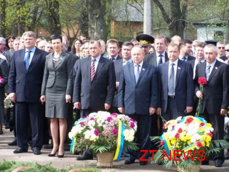 У Житомирі вшанували постраждалих та ліквідаторів аварії на ЧАЕС