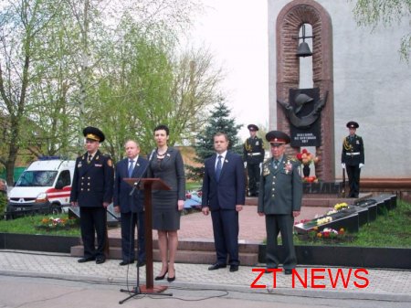У Житомирі вшанували постраждалих та ліквідаторів аварії на ЧАЕС
