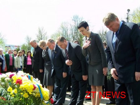 У Житомирі вшанували постраждалих та ліквідаторів аварії на ЧАЕС