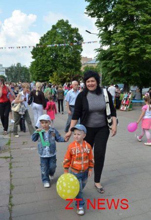 Вчора у Житомирі відбулося загальноміське свято «Щаслива родина»