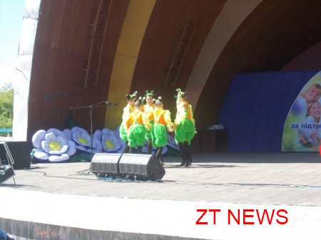 Святкування Дня захисту дітей в Житомирі ВІДЕО