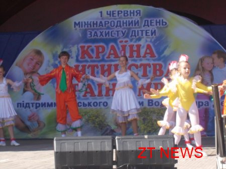 Святкування Дня захисту дітей в Житомирі ВІДЕО