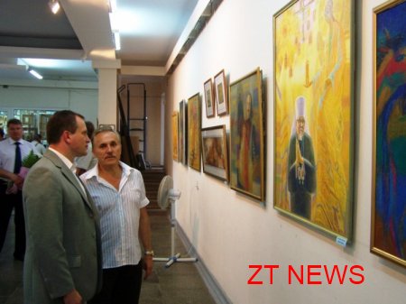 22 червня було відкрито ювілейну виставку художника Петра Богомаза