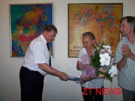 22 червня було відкрито ювілейну виставку художника Петра Богомаза