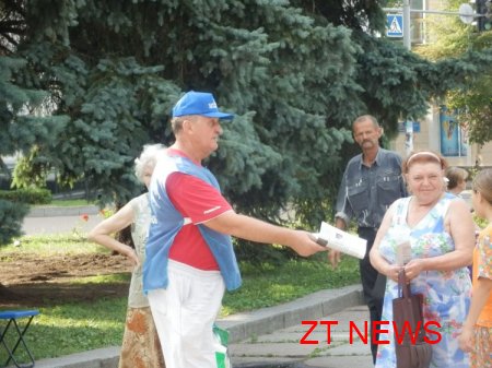 В Житомирі пройшов мітинг на захист української мови