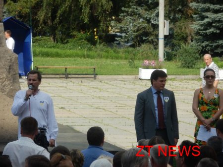 В Житомирі пройшов мітинг на захист української мови
