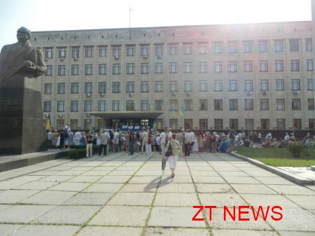 В Житомирі пройшов мітинг на захист української мови