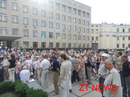 В Житомирі пройшов мітинг на захист української мови