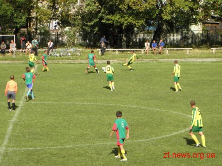 Результати перших матчів 1/8 фіналу Кубку чемпіонів Житомирської області