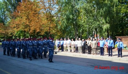 22 серпня в Житомирі вшанували пам`ять загиблих працівників органів внутрішніх справ