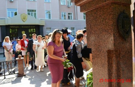 22 серпня в Житомирі вшанували пам`ять загиблих працівників органів внутрішніх справ
