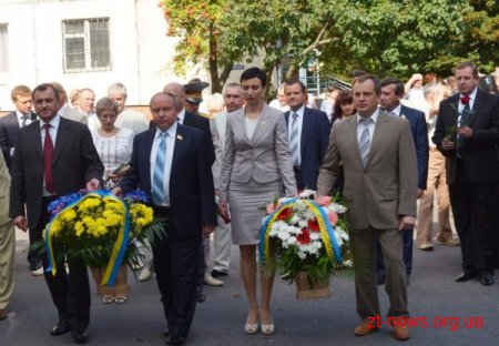 У Житомирі відзначили Свято Державного прапора ВІДЕО