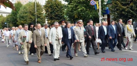 У Житомирі відзначили Свято Державного прапора ВІДЕО