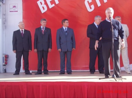 Вчора Житомир відвідав лідер Компартії Петро Симоненко