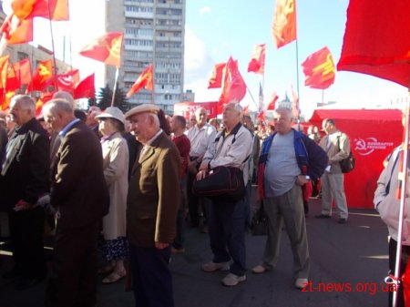 Вчора Житомир відвідав лідер Компартії Петро Симоненко