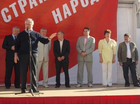 Вчора Житомир відвідав лідер Компартії Петро Симоненко