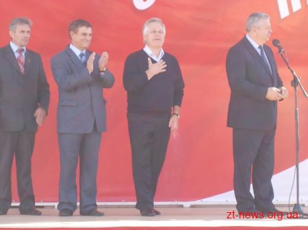 Вчора Житомир відвідав лідер Компартії Петро Симоненко