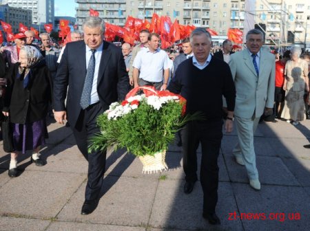 Вчора Житомир відвідав лідер Компартії Петро Симоненко