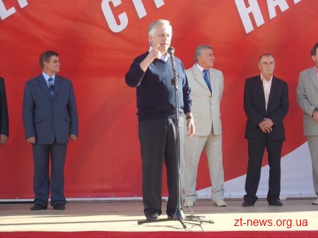 Вчора Житомир відвідав лідер Компартії Петро Симоненко