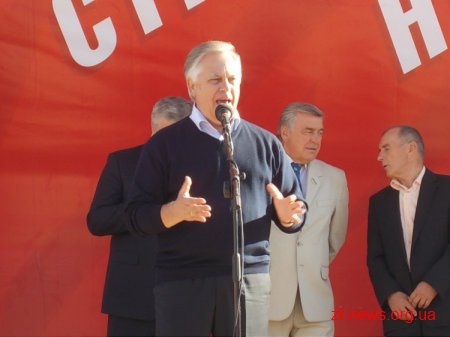 Вчора Житомир відвідав лідер Компартії Петро Симоненко