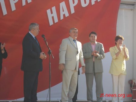 Вчора Житомир відвідав лідер Компартії Петро Симоненко