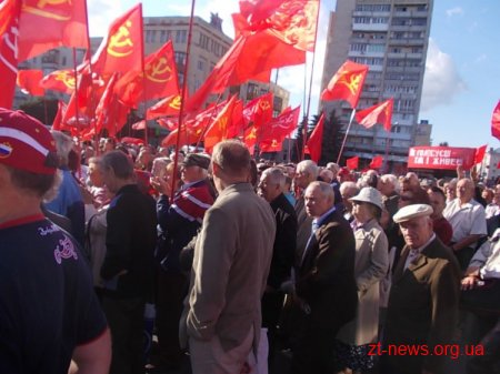 Вчора Житомир відвідав лідер Компартії Петро Симоненко