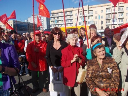 Вчора Житомир відвідав лідер Компартії Петро Симоненко
