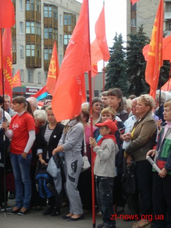 Вчора Житомир відвідав лідер Компартії Петро Симоненко