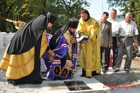 У Житомирі поблизу обласної міліції постане храм Божий У Житомирі поблизу обласної міліції постане храм Божий