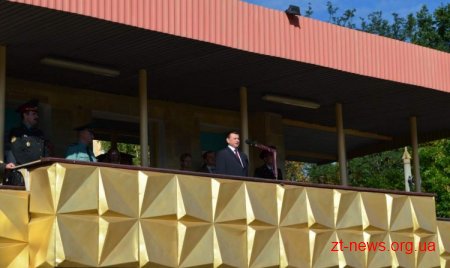 250 першокурсників Житомирського військового інституту ім. С.П. Корольова склали військову присягу