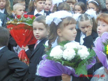 1 вересня Володимир Дебой прийшов на урочисту лінійку в житомирський ліцей №25