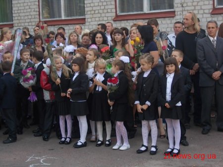 1 вересня Володимир Дебой прийшов на урочисту лінійку в житомирський ліцей №25
