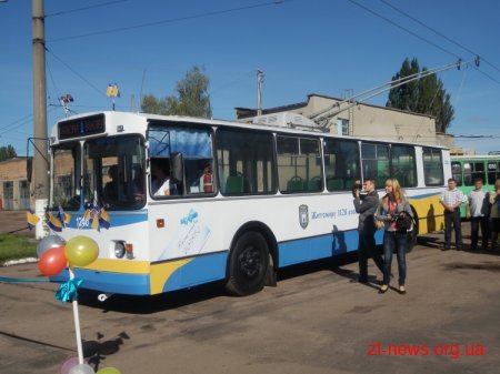 У Житомирі вийшов на маршрут один з двох капітально відновлених тролейбусів