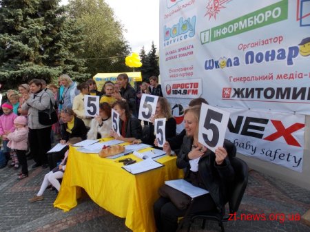В Житомирі пройшов парад дитячих візочків