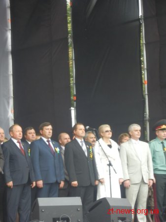 Початок святкування дня міста Житомира на майдані Соборному