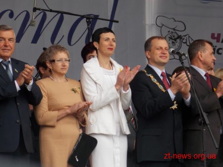 Початок святкування дня міста Житомира на майдані Соборному
