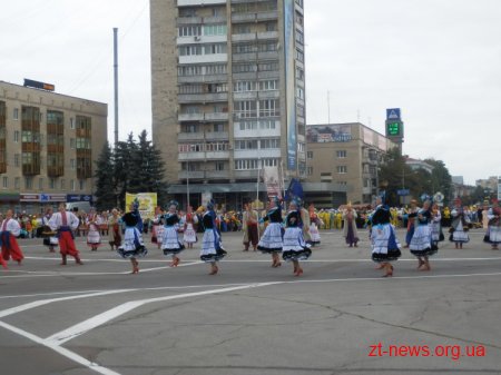 Початок святкування дня міста Житомира на майдані Соборному