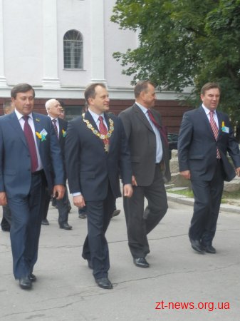 Початок святкування дня міста Житомира на майдані Соборному
