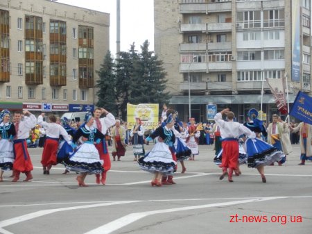 Початок святкування дня міста Житомира на майдані Соборному