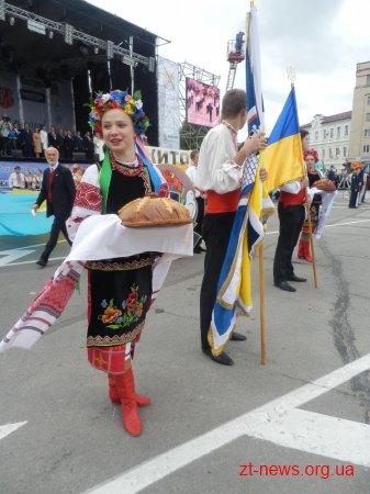 Початок святкування дня міста Житомира на майдані Соборному