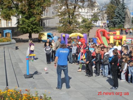 В Житомирі на майдані Корольова відбулося свято морозива